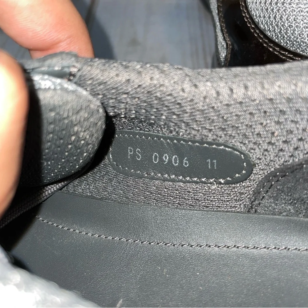 Prada Americas Cup Sneakers Men Black Patent Leather UK 11 US 12 - Picture 10 of 10